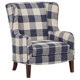 plaid chair